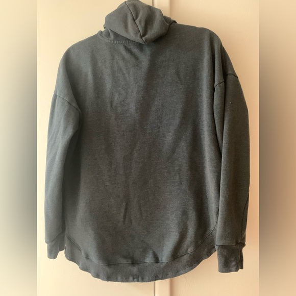 90 degree Blueish/Gray color Hoodie size small - Picture 3 of 4